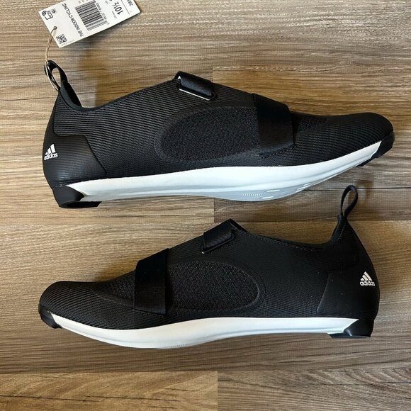 Adidas The Indoor Cycling Shoes Size Men’s 10.5 - Womens 11.5 Black White GX6544 - Picture 3 of 16